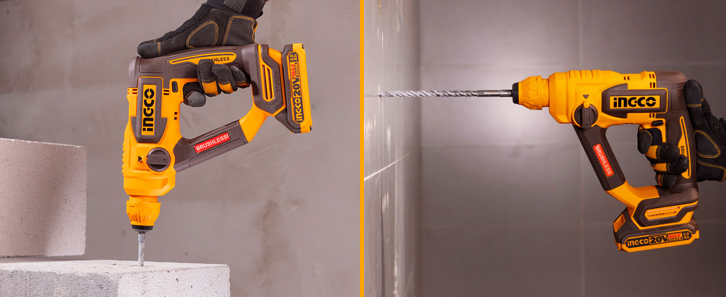 Cordless rotary hammer