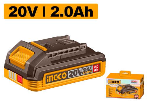 INGCO FBLI2001 20V 2.0Ah Lithium-Ion Battery Pack – P20S