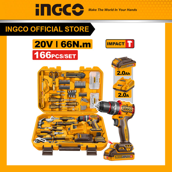 INGCO 166 Pcs Hand Tools Set
