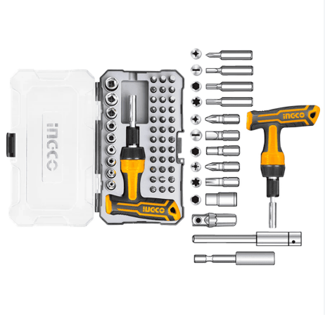 INGCO 47 Pcs T-handle Wrench Screwdriver Set