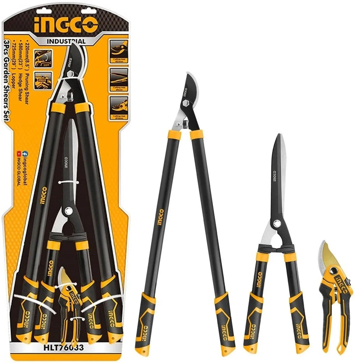 INGCO HLT76033 Hedge Shear (30 cm)