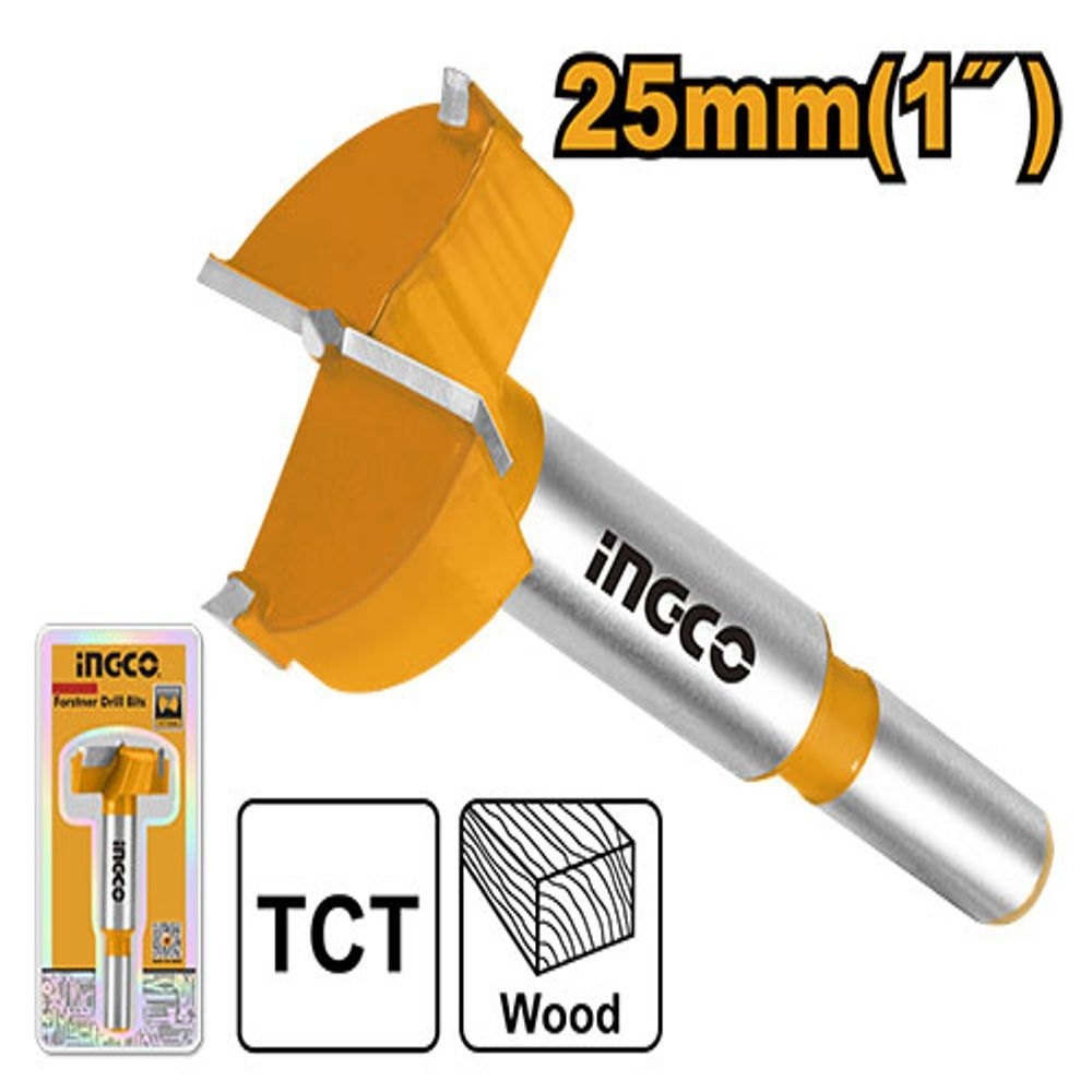 INGCO ADCS2501 – 25mm (1") TCT Forstner Drill Bit