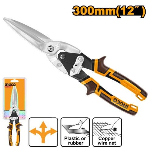 INGCO HTSN0112S 12" (300mm) Long Straight Aviation Snip
