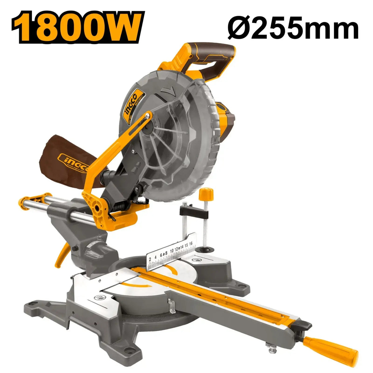 INGCO BM2S180017 1800W 255mm Sliding Miter Saw