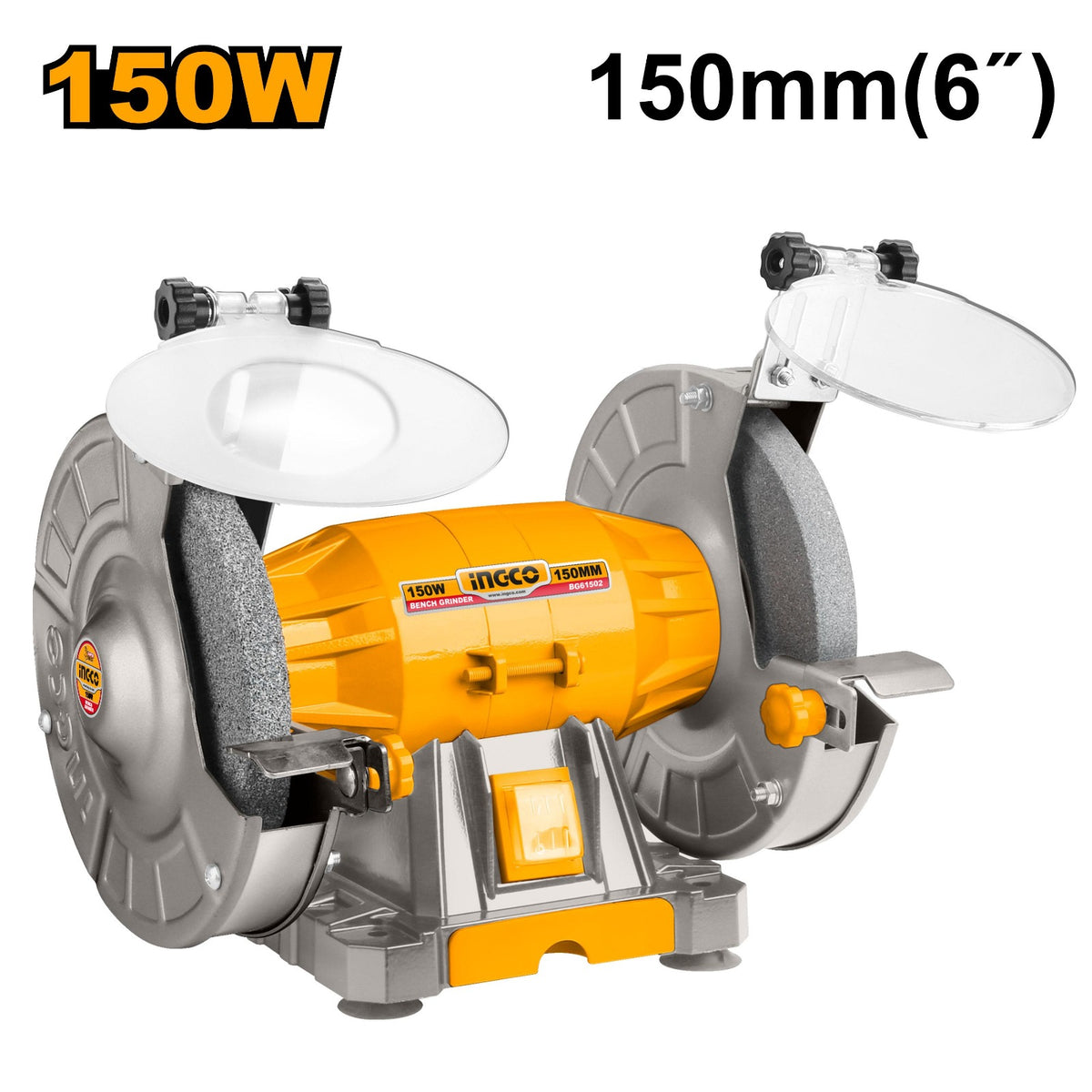 INGCO BG61502 Bench Grinder 150W, 150mm (6 Inch)