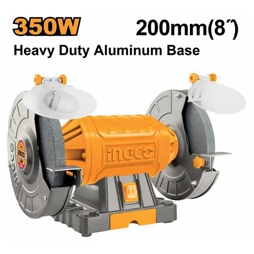 INGCO BG83502 350W Bench Grinder 200mm (8 Inch)