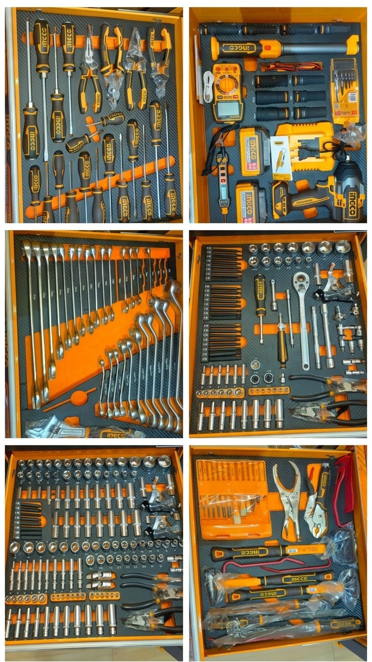 INGC396-Piece Tool Chest Set | 20V 850Nm Impact Wrench