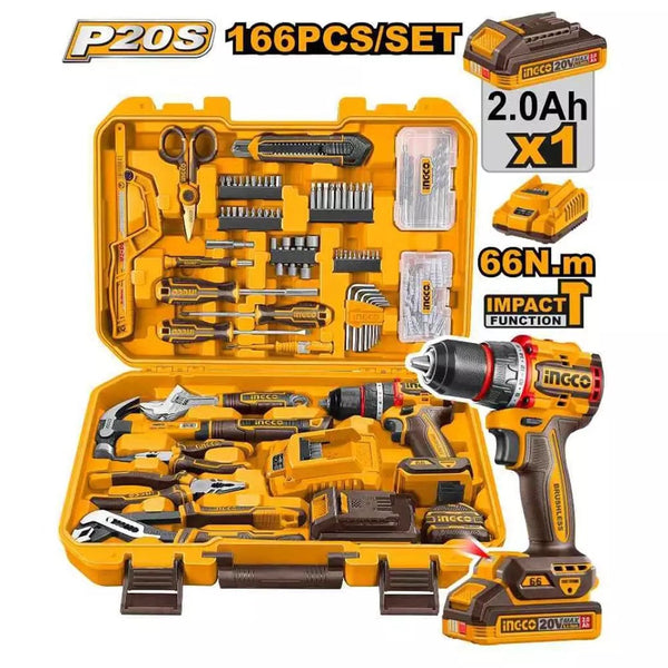 INGCO 166 Pcs Hand Tools Set