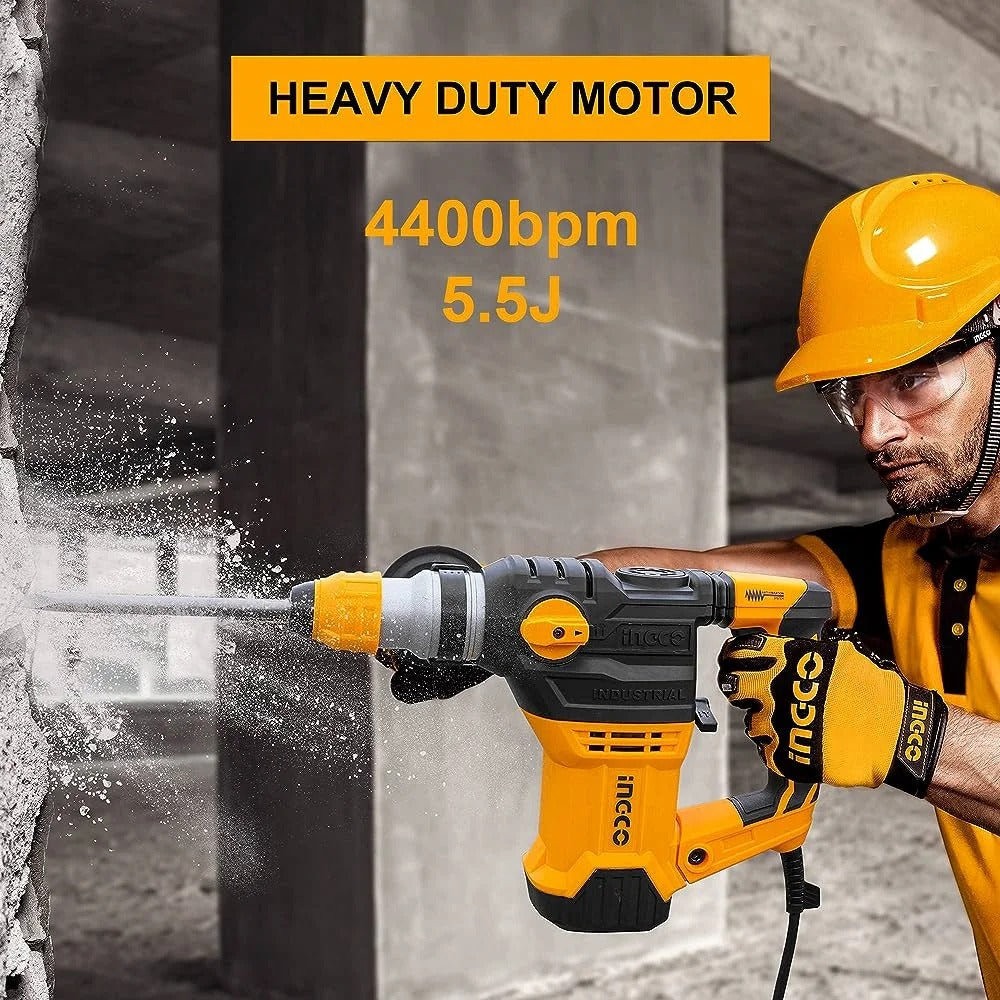 INGCO 1500W Rotary Hammer Drill