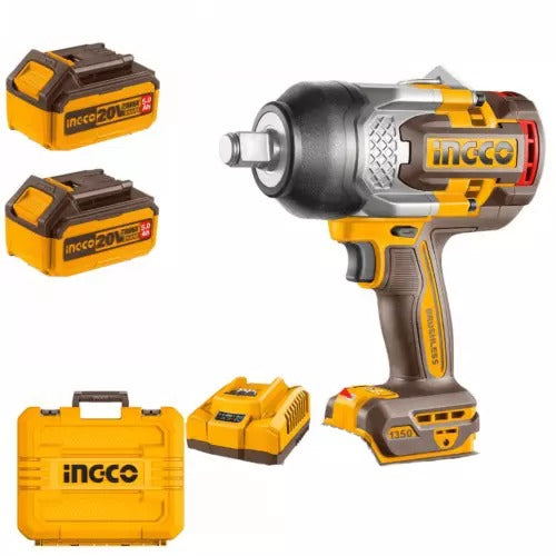 INGCO 3/4" Square Drive Cordless Impact Wrench 20V 1350Nm CIWLI201356
