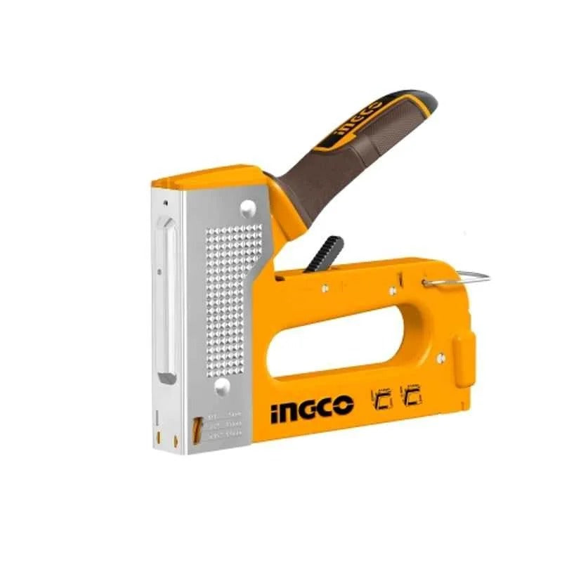 INGCO HSG1408 Heavy Duty 2-in-1 Staple Gun – 4-14mm Staples & 10-14mm Brad Nails