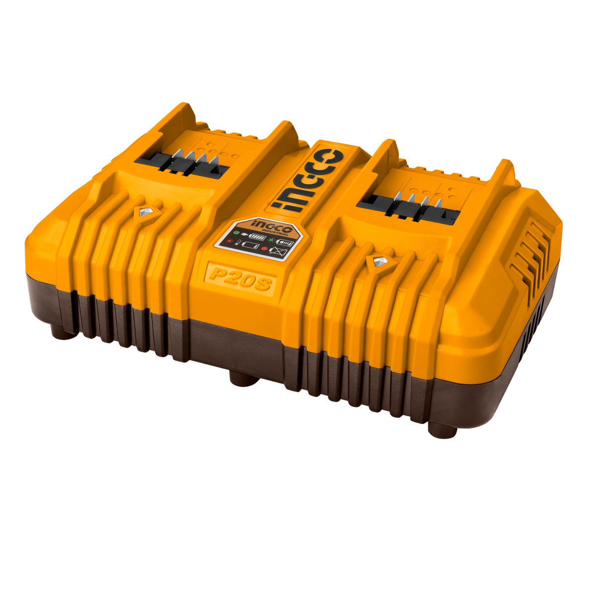 INGCO FCLI2034 20V P20S Dual-Port Fast Intelligent Battery Charger – 4A