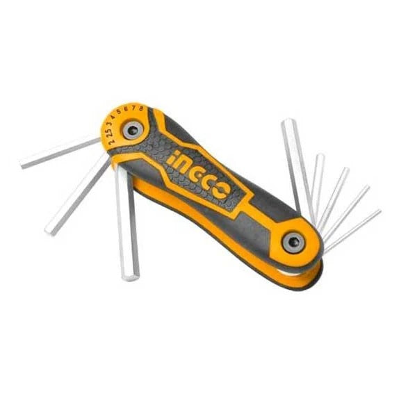 INGCO HHK14081 8-Piece Hex Key Set 2-8mm
