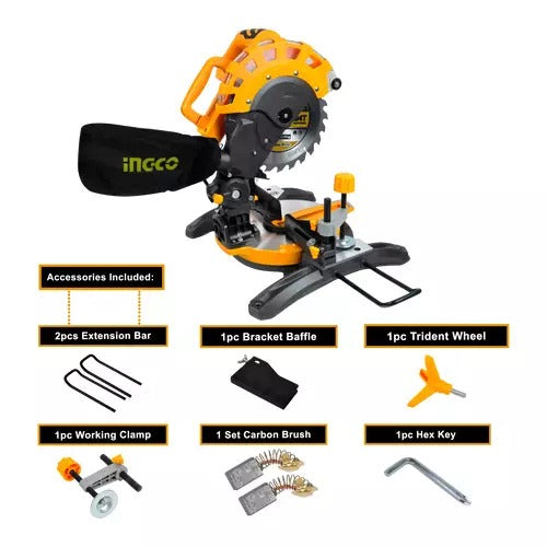 INGCO BMS14007 1400W 210mm Miter Saw