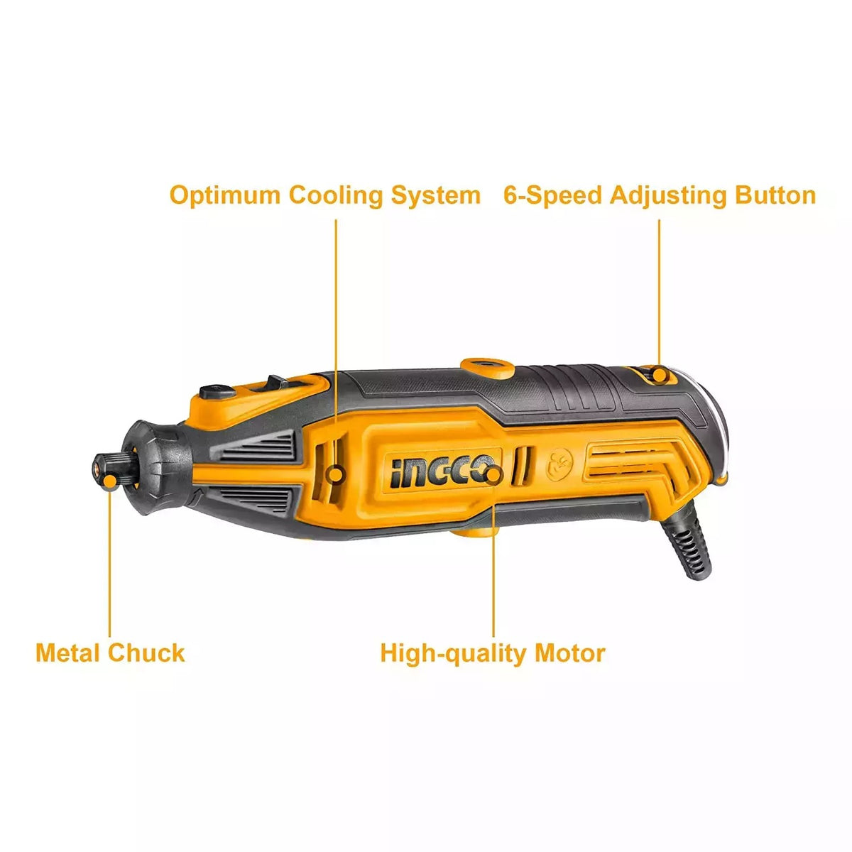 INGCO MG13328 130W Mini Grinder with 109 Pcs Accessories