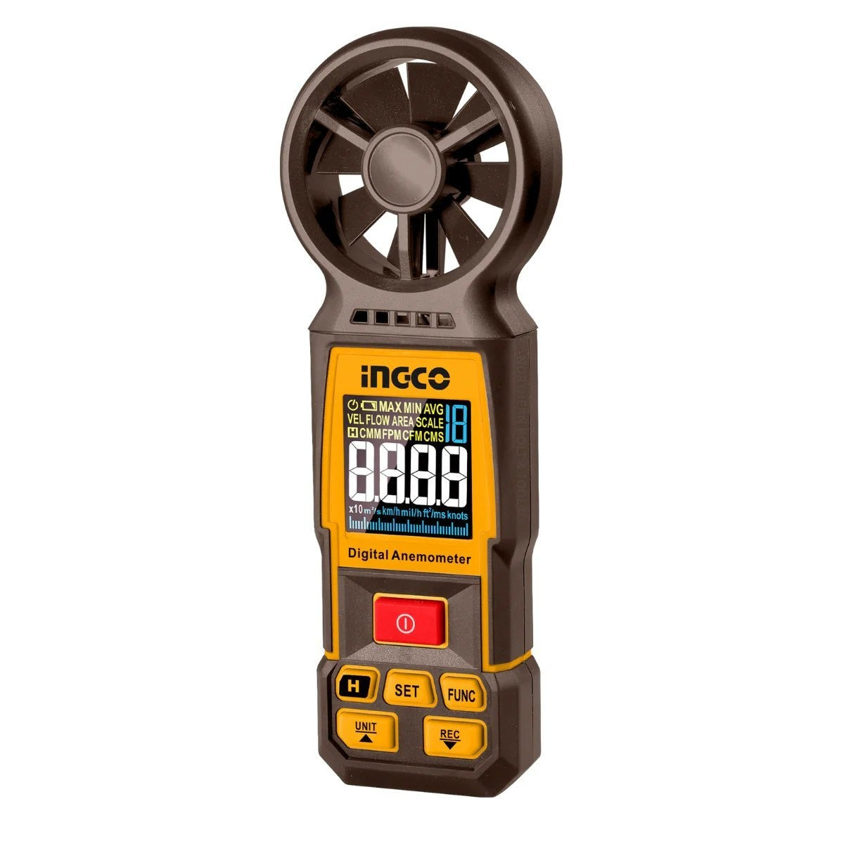 INGCO HETAN031 Digital Anemometer – Air Speed Measuring Meter
