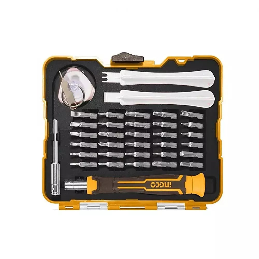 INGCO HKSDB0378 37-Piece Precision Screwdriver Set for Mobile Phone and Electronics Repair
