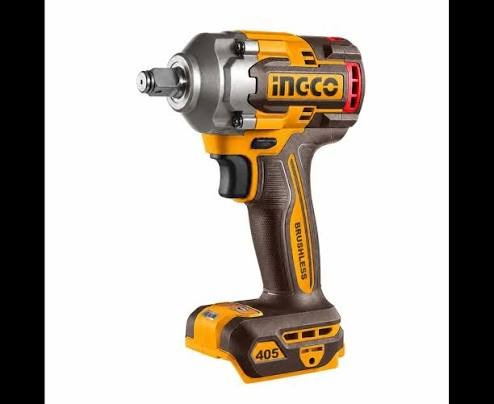 INGCO CKLI20595 20V Cordless Brushless 5-Piece Combo Tool Kit with 2 Batteries, Charger and Accessories