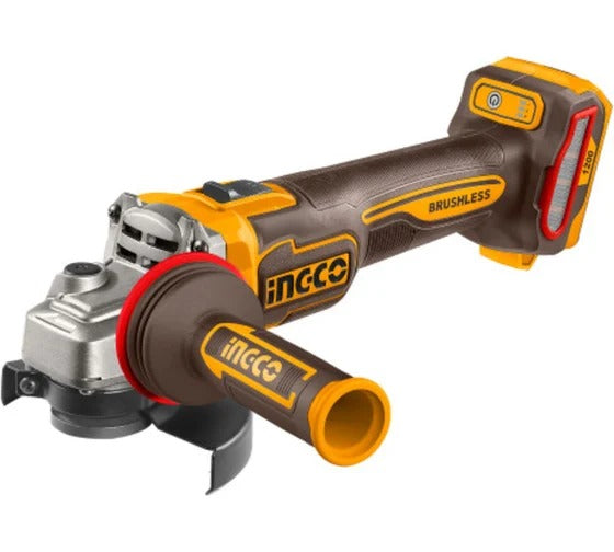 INGCO CKLI20595 20V Cordless Brushless 5-Piece Combo Tool Kit with 2 Batteries, Charger and Accessories