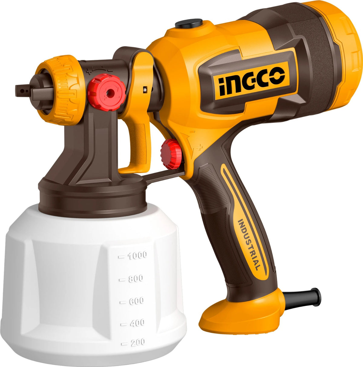 INGCO SPG4506 530W Electric Paint Spray Gun with 1000ml Container
