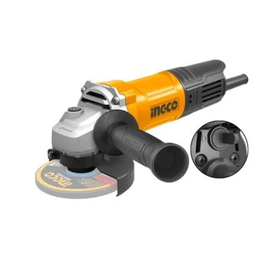 INGCO AG900282 900W Angle Grinder 100mm (4 Inch) with Auxiliary Handle