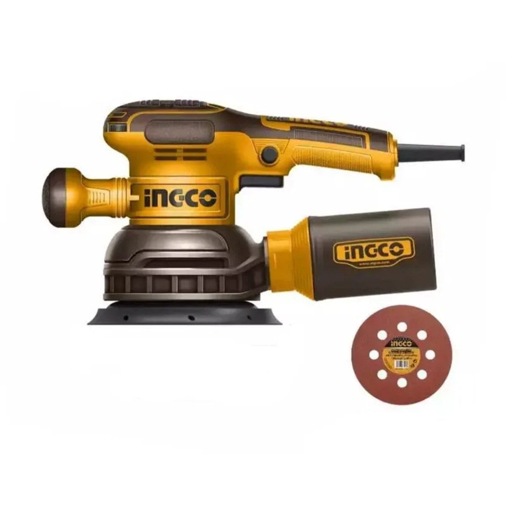 INGCO RS4516 450W Rotary Sander, 150mm Sanding Pad with Variable Speed Control
