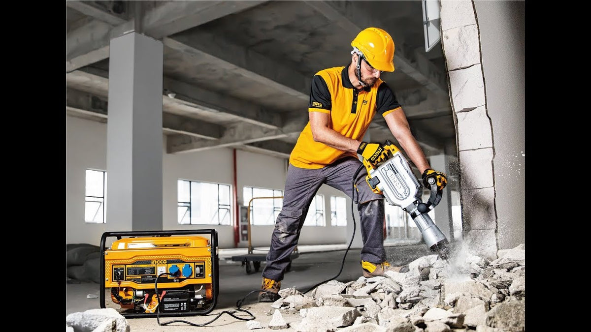 INGCO PDB17008 1700W Heavy Duty Demolition Breaker – 45J, HEX Chuck