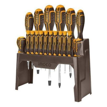 INGCO 18 Pcs Screwdriver And Precision Screwdriver Set