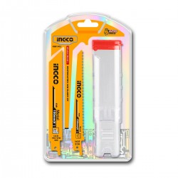 INGCO RSB1002 10-Piece Reciprocating Saw Blade Set – 150mm Wood & Metal Blades