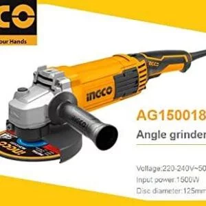 Ingco AG150018 - Angle Grinder 1500W 5" Corded Power Tools