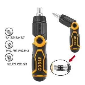 Ingco AKISD1208 - 13 In 1 Ratchet Screwdriver Set