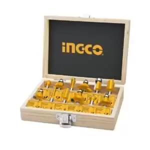 Ingco AKRT1201 - 12 Pcs Router Bits Set(6mm)