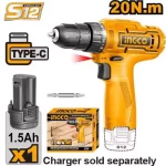 Ingco CDLI12422 - 12V Lithium-ion Impact Drill