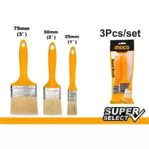 Ingco CHPTB7860301 - 3Pcs Paint Brush Set