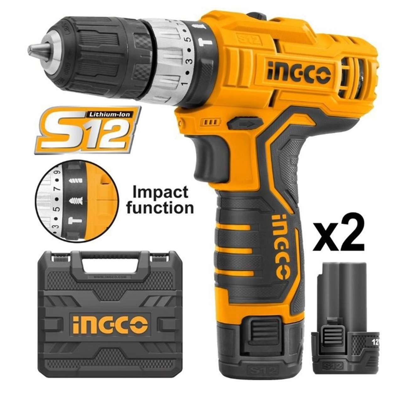 Ingco cordless drill discount 20v