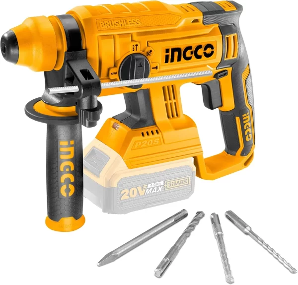 Ingco CRHLI2201 - 20V 1350rpm Rotary Hammer