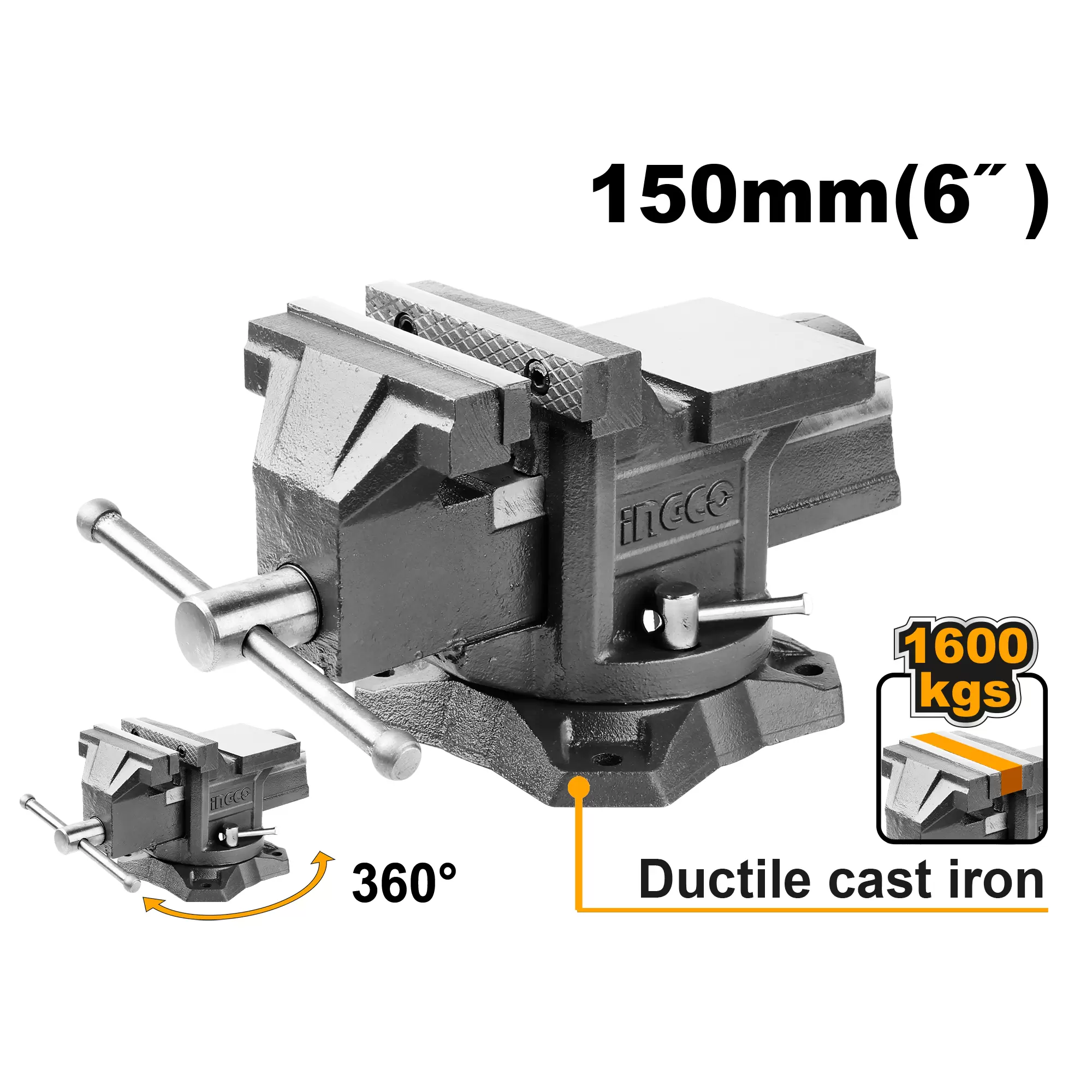 Ingco HBV086 - Bench Vice