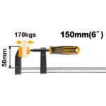 Ingco HFC020501 - F Clamp With Plastic Handle