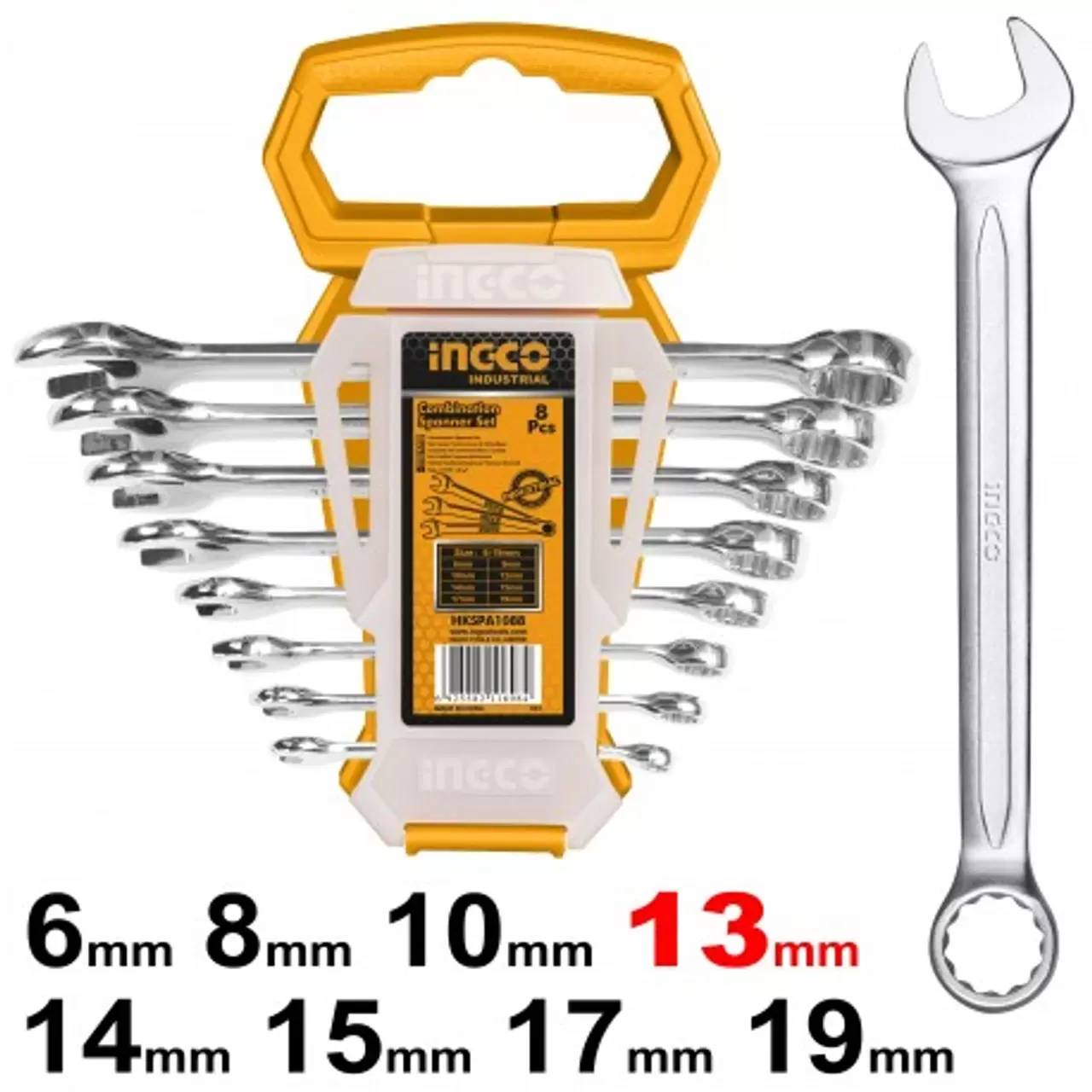 Ingco HKSPA1088-I -Combination Spanner Set