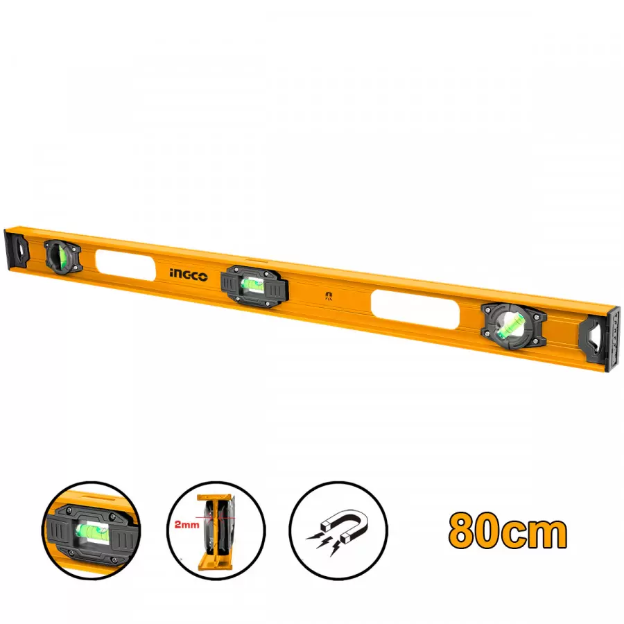Ingco HSL28080 - 80 cm Spirit Level