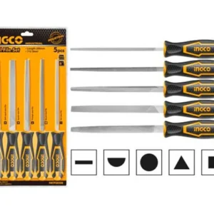 Ingco HKTFS0508 - 5 Pcs steel file set