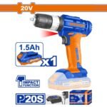 Wadfow WCDP521 - Cordless Impact Drill