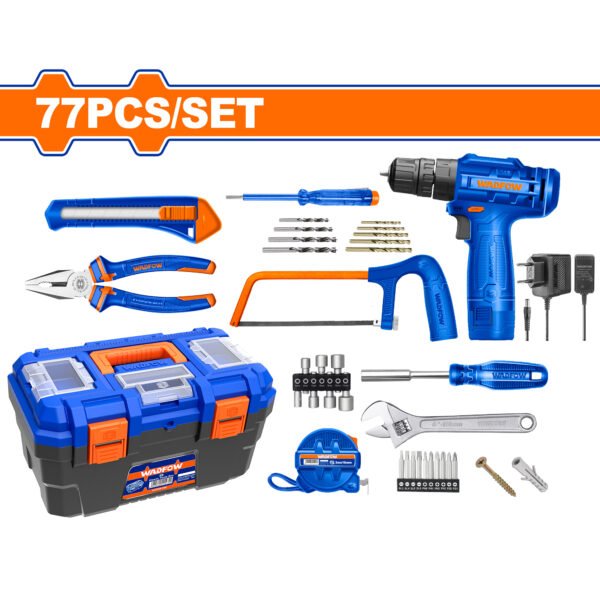 Wadfow WDT1B77 - 77pcs Tools Set